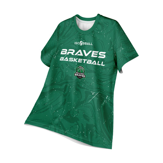 Ballina Braves T-Shirt with Irish Text on the back
