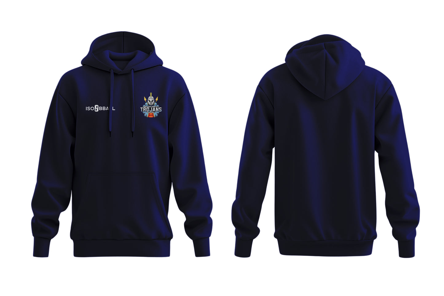 Trojans Print On Hoodie