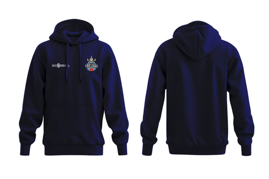 Trojans Print On Hoodie