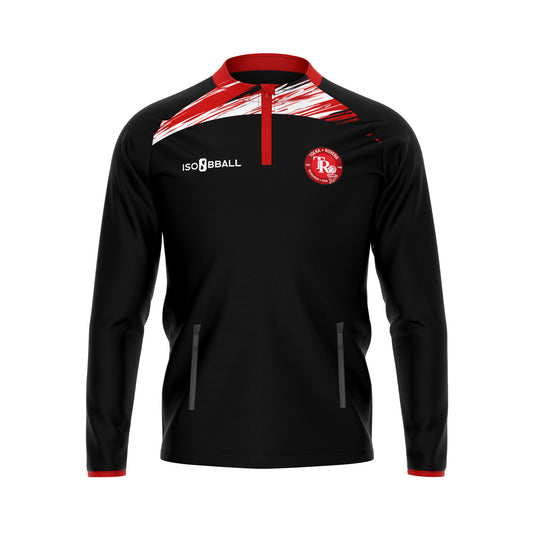 Tolka Black Half Zip